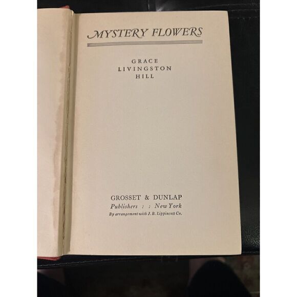 Mystery Flowers Vintage Grace Livingston Hill Wholesome Romance Novel 1936 - Picture 4 of 6